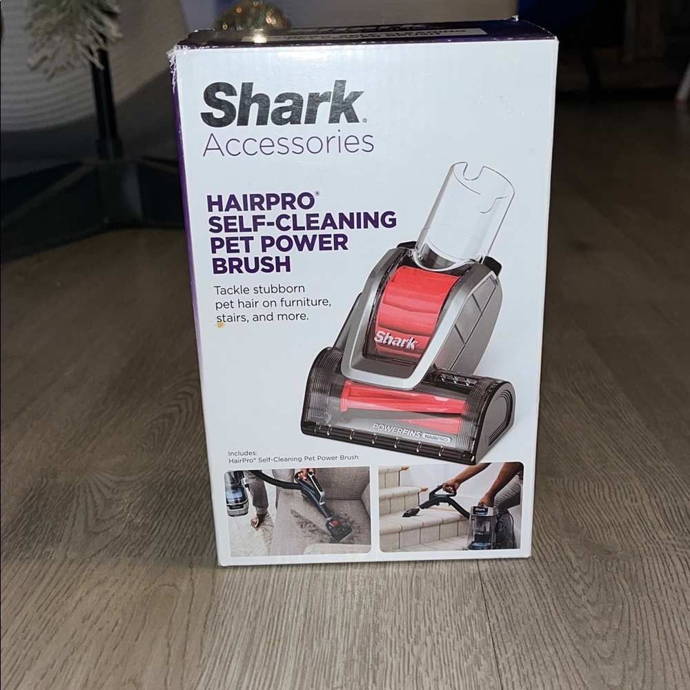 Shark HairPro Self-Cleaning Pet Power Brush - Red